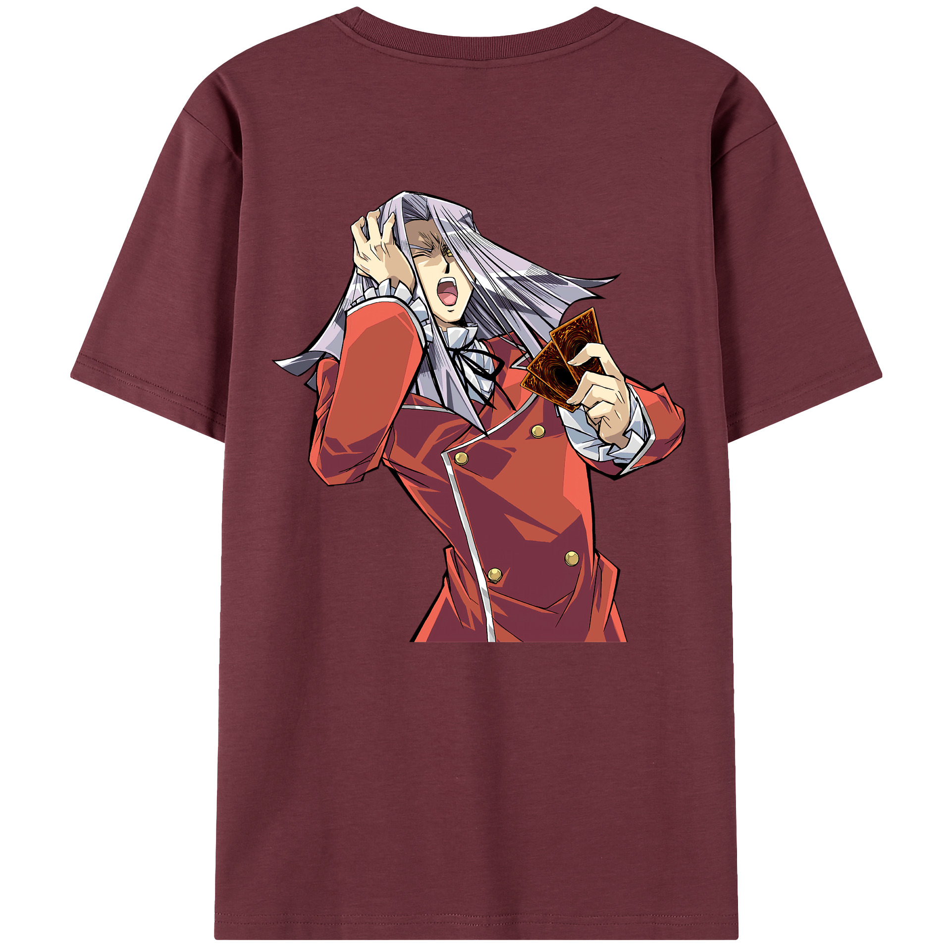 （画像用） 遊☆戯☆王 Yu-Gi-Oh! 綿100％半袖Tシャツ（背面プリント）